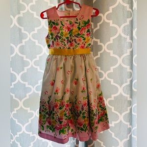 NWOT Nannette Floral Easter Dress Size 5